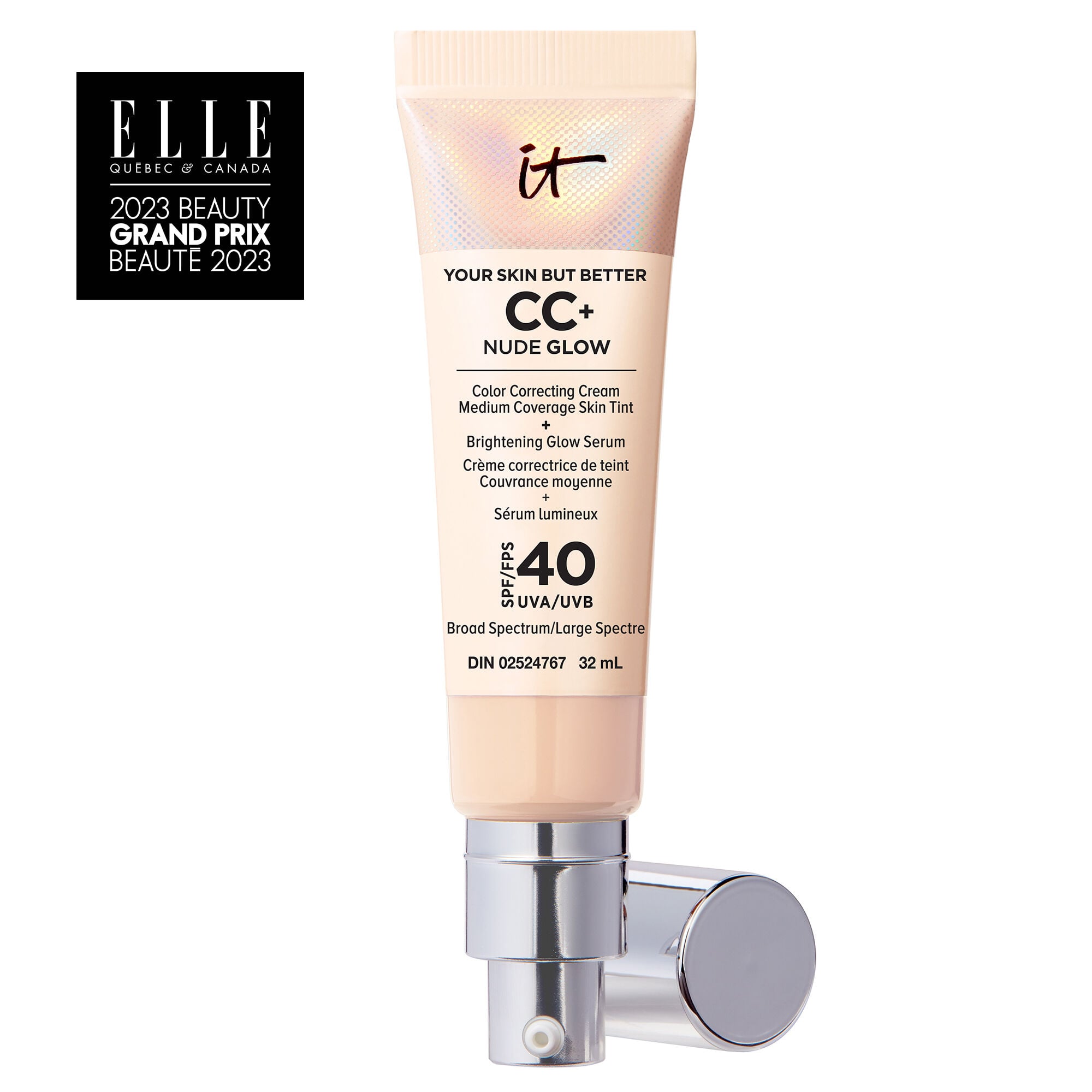 CC+ Nude Glow Cream SPF 40 - With Niacinamide - IT Cosmetics